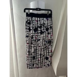 Milly Splatter Print Midi Skirt 4